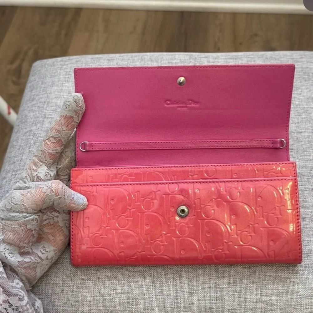 Christian Dior wallet & key holder set